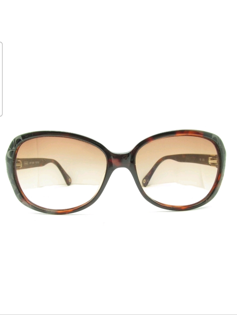 Coach Oversized Women's Tortoiseshell Sunglasses Frames